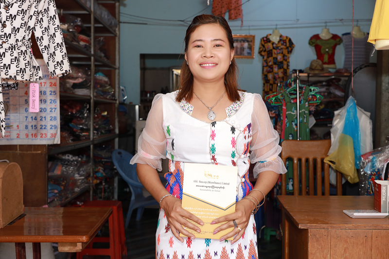 Bringing the latest fashion trend to a small town in rural Myanmar