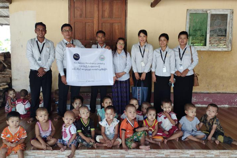 Donation to Monyo YGW charitable orphanage