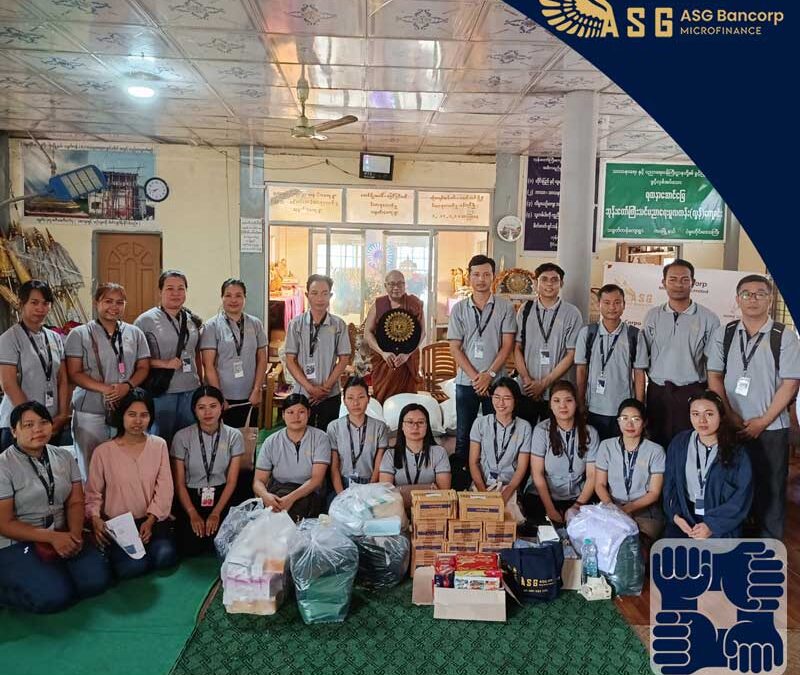 ASG Bancorp Partners with HOME DOCTOR Myanmar for CSR Activities in Bago Region
