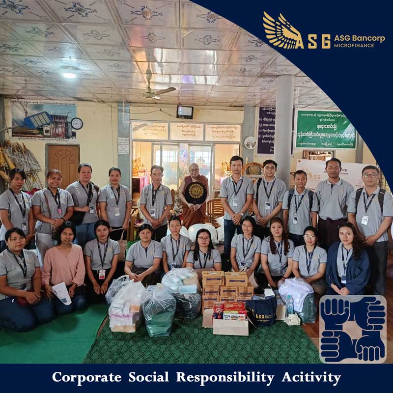 ASG Bancorp Partners with HOME DOCTOR Myanmar for CSR Activities in Bago Region